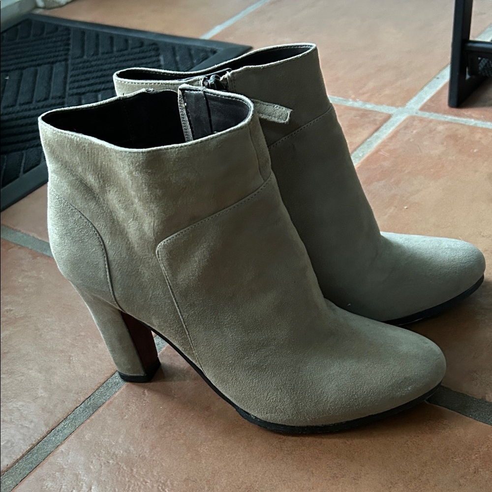 Sam Edelman Taupe Ankle Booties
